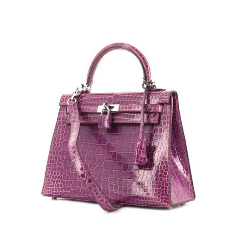 borsa viola coccodrillo hermes|Borse Hermès Coccodrillo per Donna .